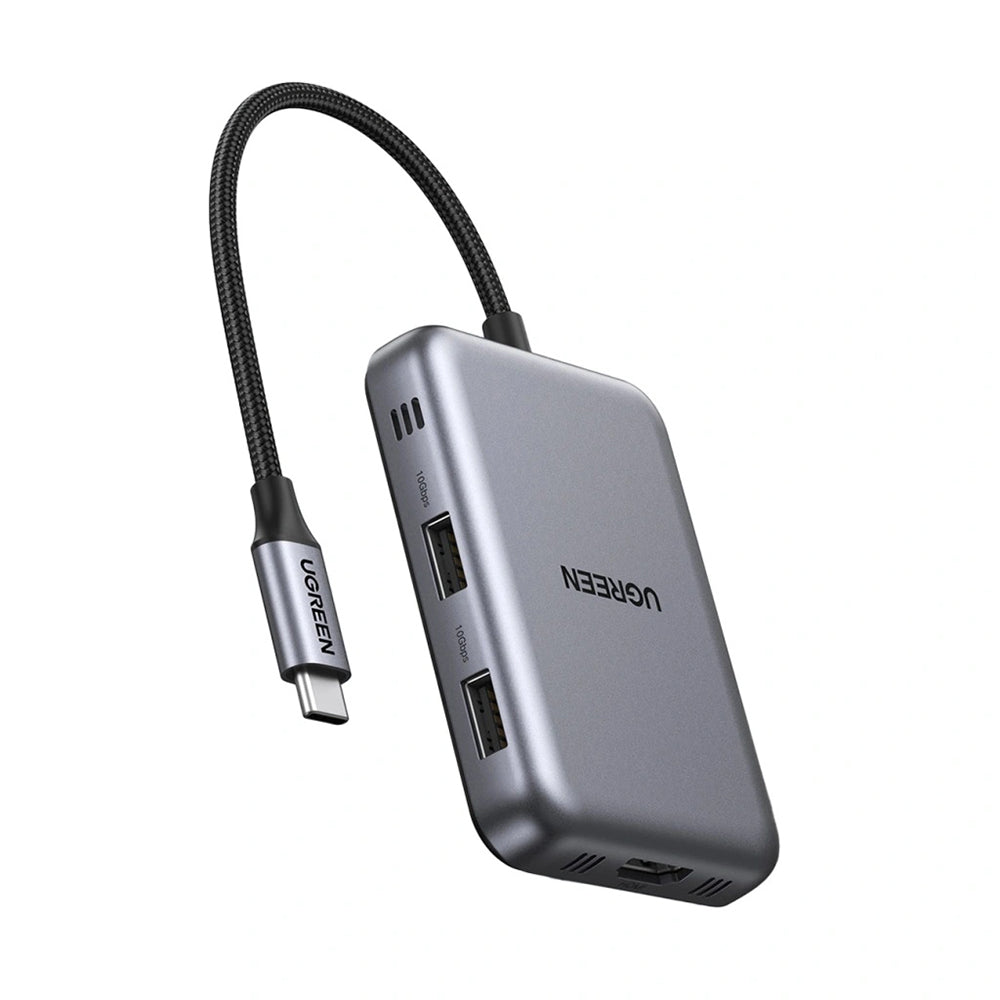 Hub USB-C UGREEN CM896 (65759), 7in1, Szürke