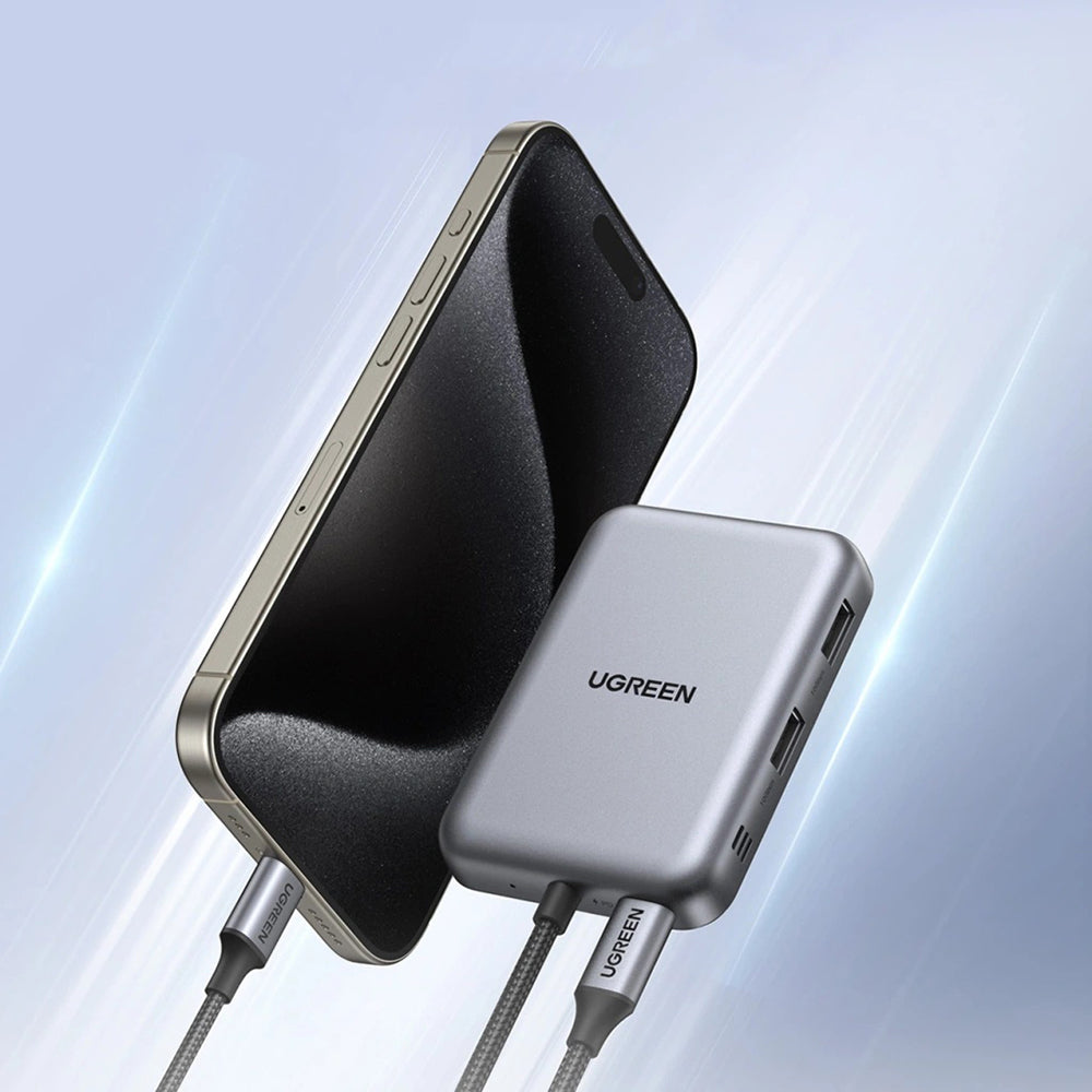 Hub USB-C UGREEN CM896 (65759), 7in1, Szürke