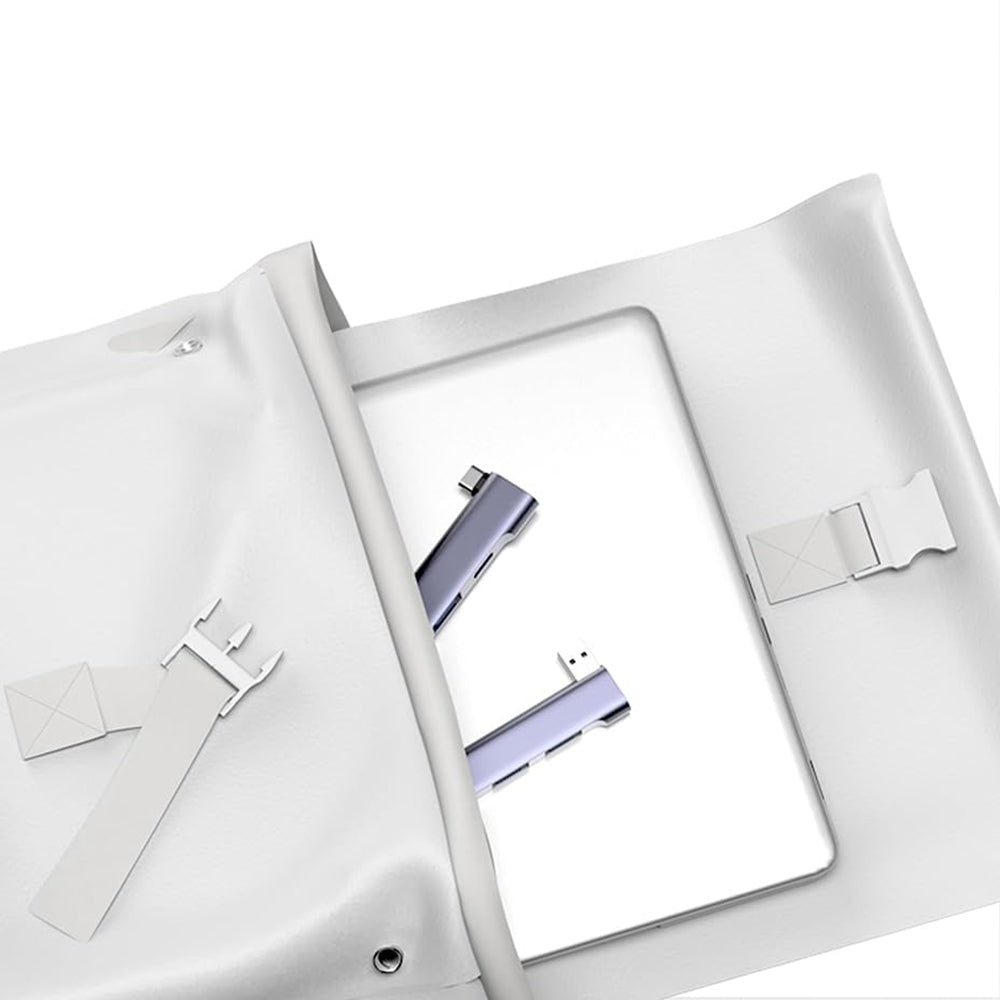 Techsuit H14 ZenithDock USB hub, 4in1, Szürke