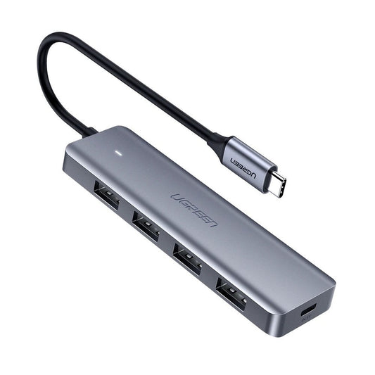 USB-C hub UGREEN CM219, 4 x USB-A 3.0, szürke