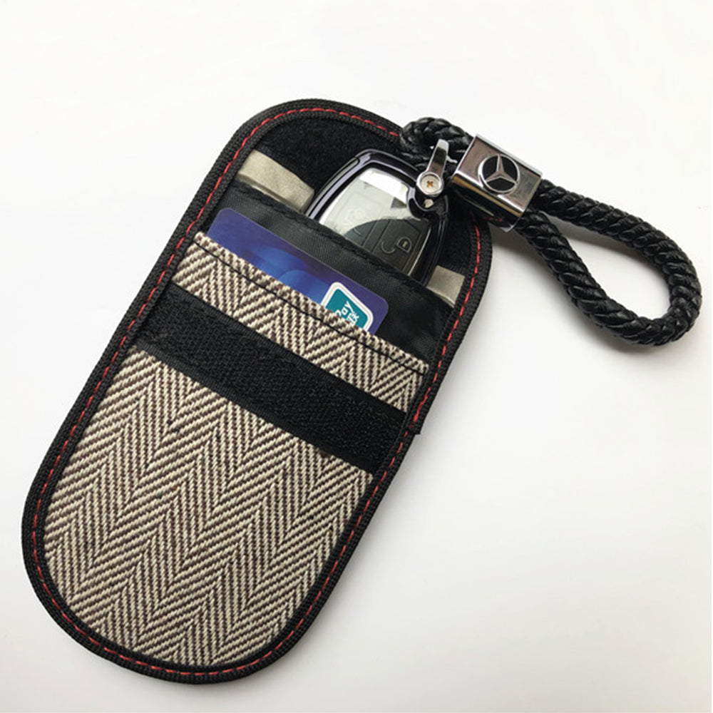 Techsuit AF1 RFID védelemmel ellátott pénztárca, bézs