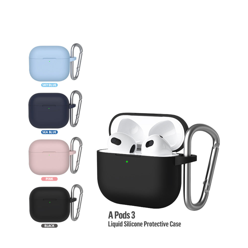 Blueo Liquid tok Apple AirPods 3-hoz, rózsaszín