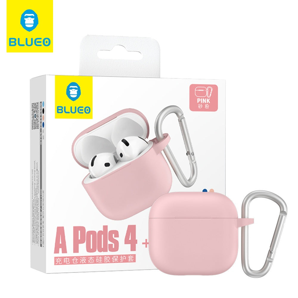 Blueo Liquid tok Apple AirPods 4-hez, rózsaszín