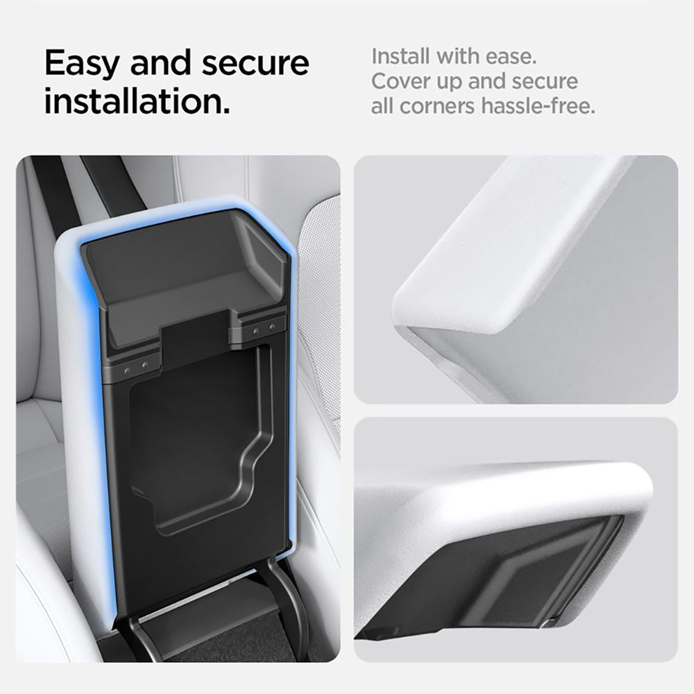 Spigen TO240H autó kartámasz huzat Tesla Y Juniper / 3 Highland ACP07646 számára