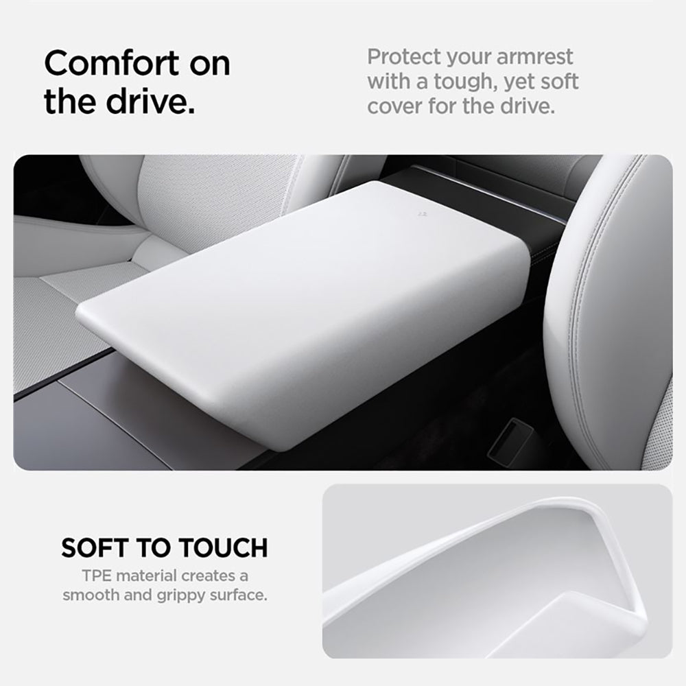 Spigen TO240H autó kartámasz huzat Tesla Y Juniper / 3 Highland ACP07646 számára