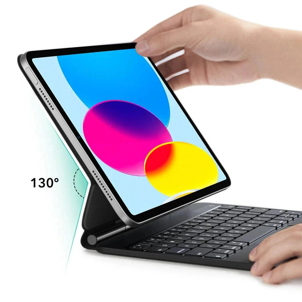 Billentyűzetes tok Apple iPad (2025) / (2022) készülékhez, ESR, Rebound, Fehér