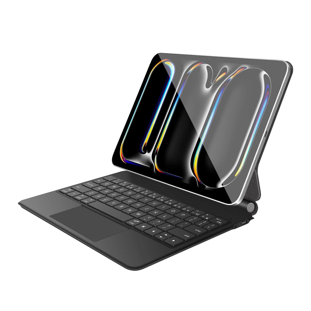 Billentyűzetes tok az Apple iPad Pro 11 (2025) / (2024) számára, Tech-Protect, SmartCase Magnetic, Fekete