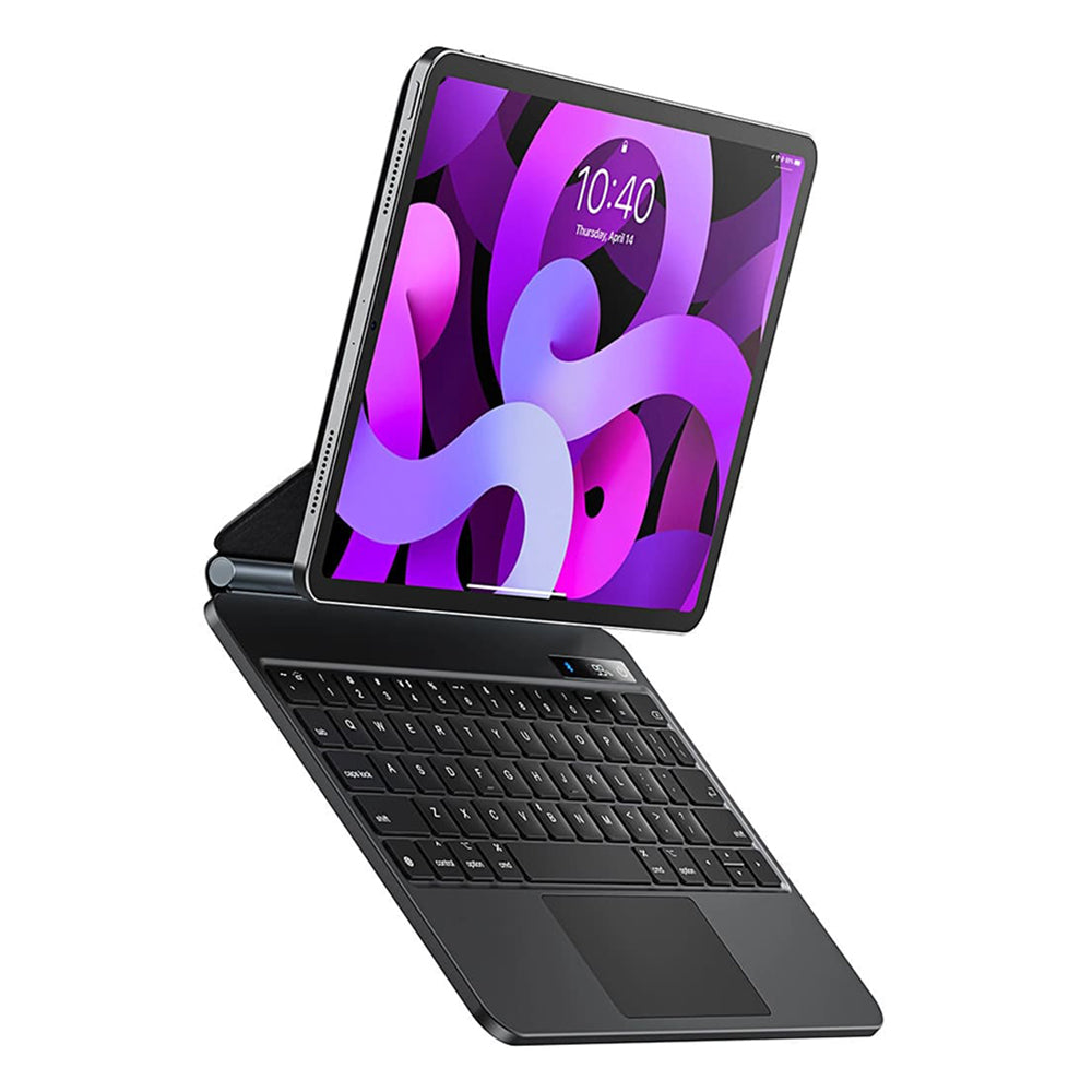 Billentyűzetes tok Apple iPad Air (2022) / Air (2020) / Pro 11 (2018) készülékhez, Baseus, Brilliance with Digital Display, Szürke