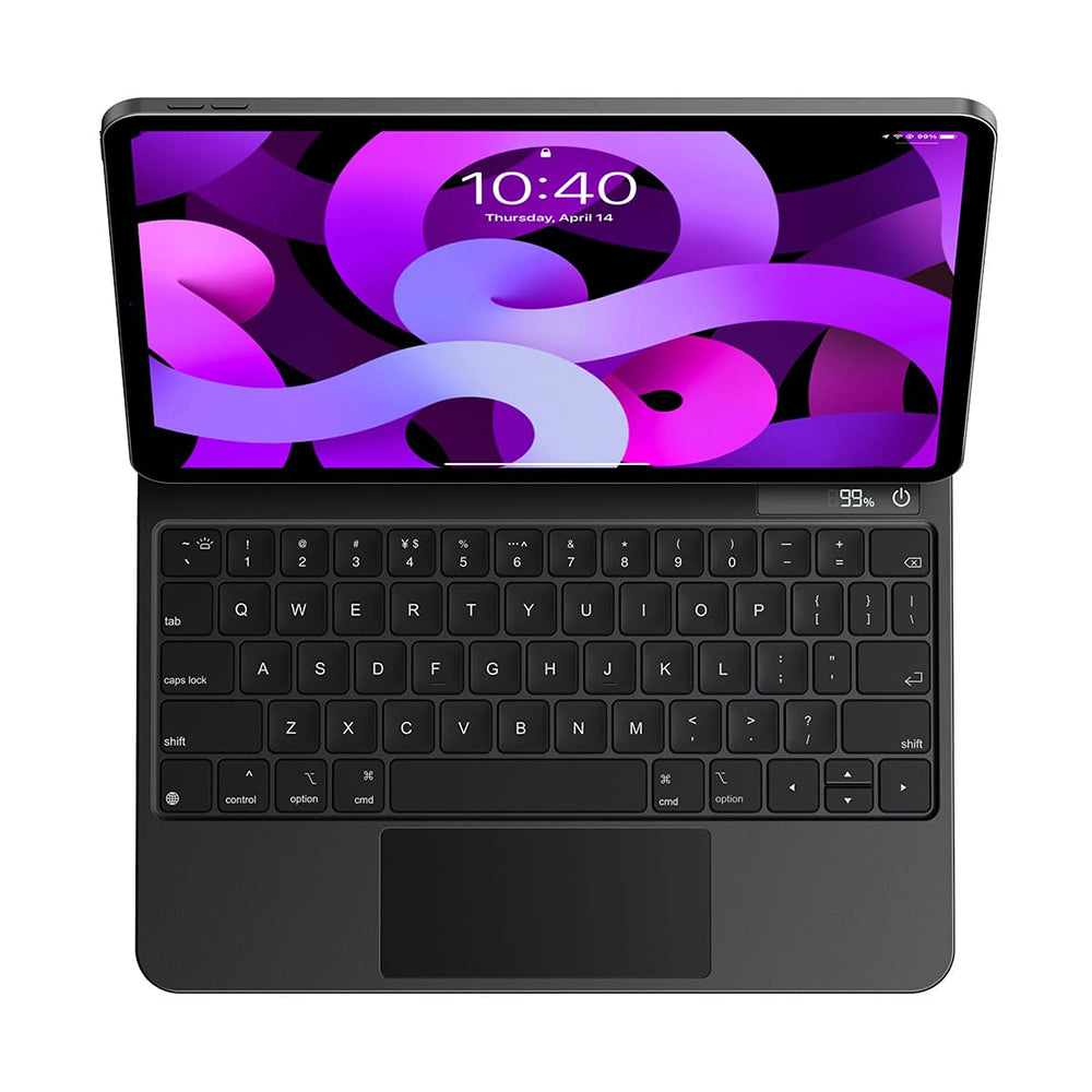 Billentyűzetes tok Apple iPad Pro 12.9 (2022) / Pro 12.9 (2021) / Pro 12.9 (2020) / Pro 12.9 (2018) készülékhez, Baseus, Brilliance, Szürke