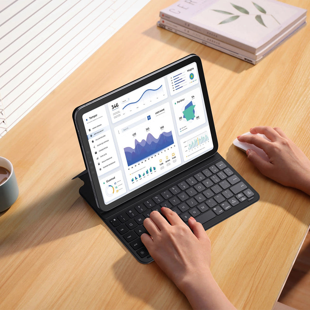 Billentyűzetes tok Apple iPad Pro 12.9 (2022) / Pro 12.9 (2021) / Pro 12.9 (2020) / Pro 12.9 (2018) készülékhez, Baseus, Brilliance, Fekete P40112602111-04