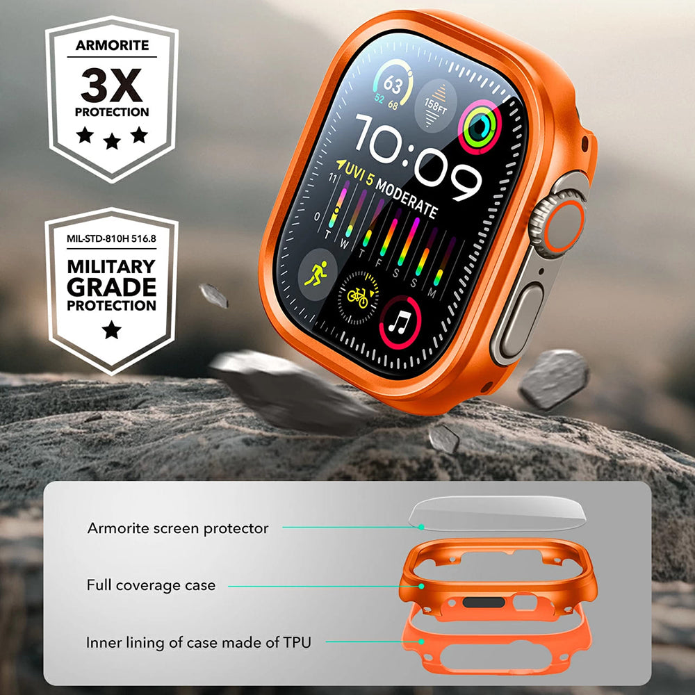 ESR Armorite tok az Apple Watch Ultra Series-hez, Szürke