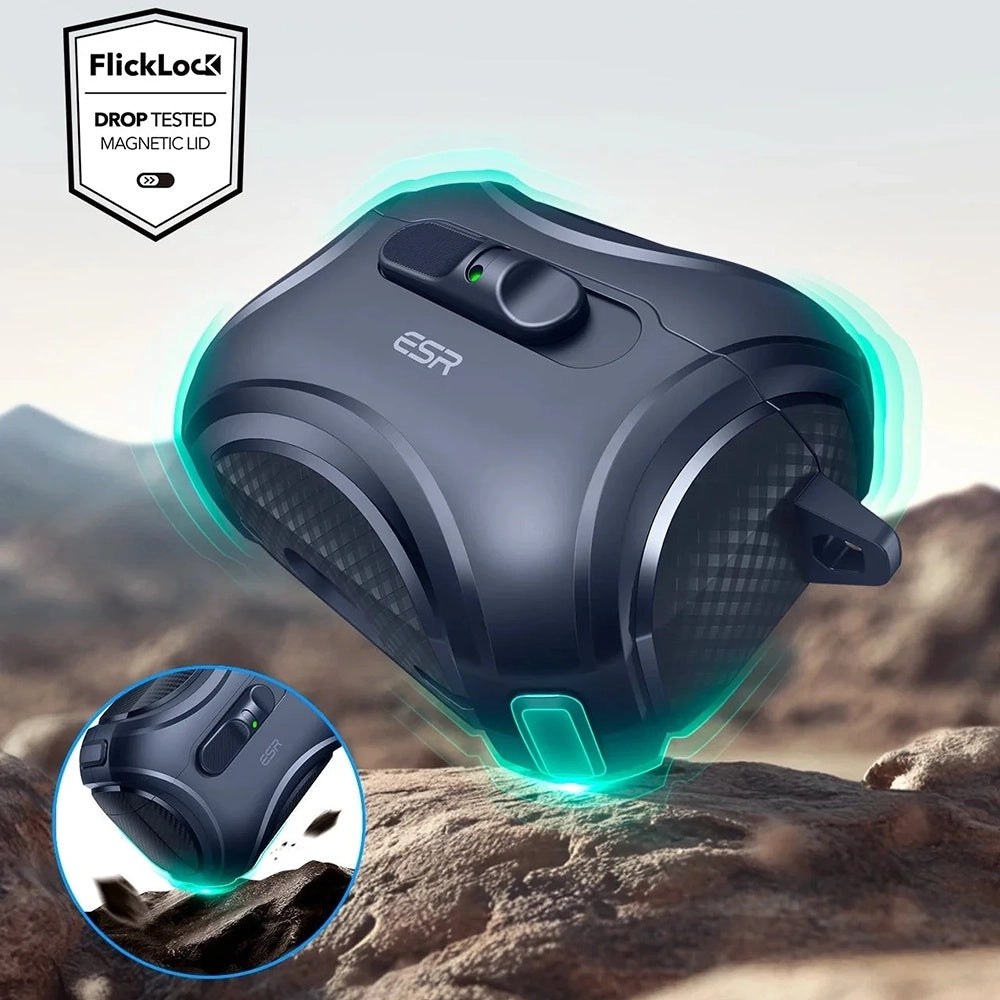 ESR Cyber FlickLock Case for Apple AirPods Pro 3, Blue