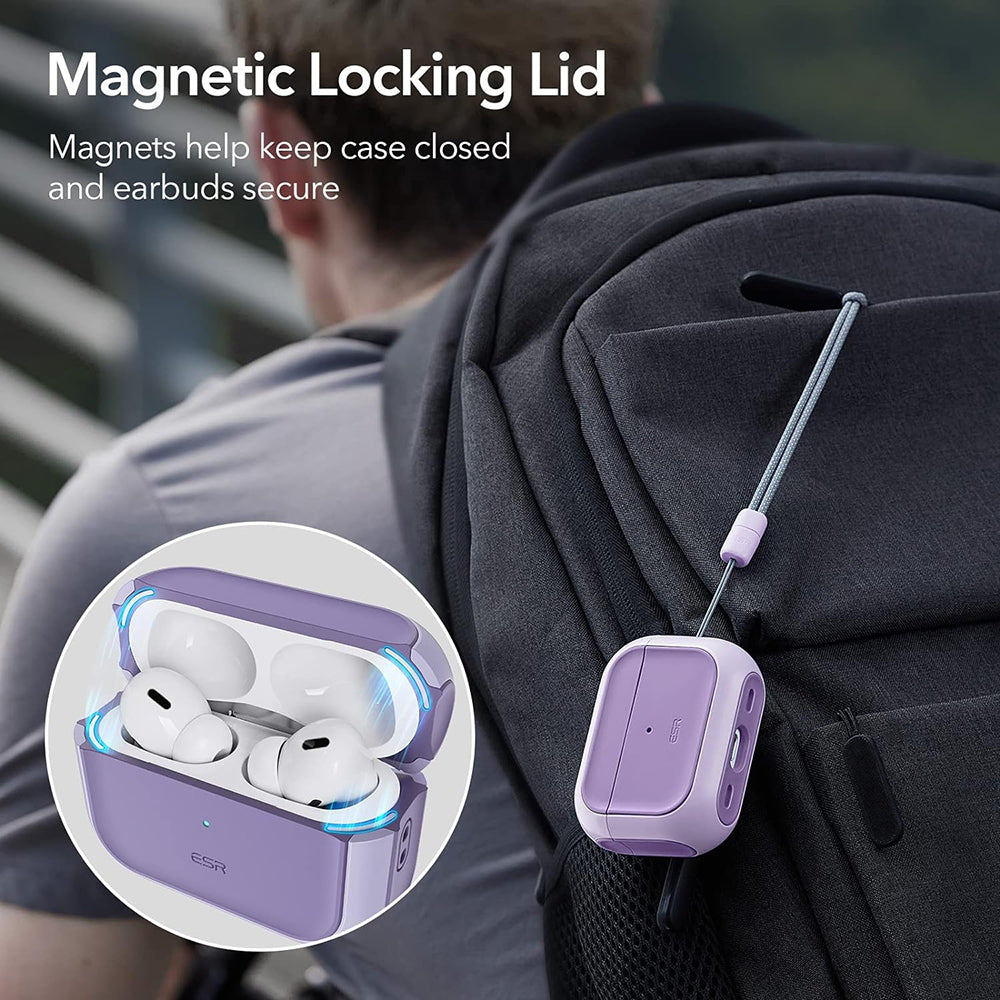 ESR Orbit Hybrid tok Apple AirPods Pro sorozathoz, Lila