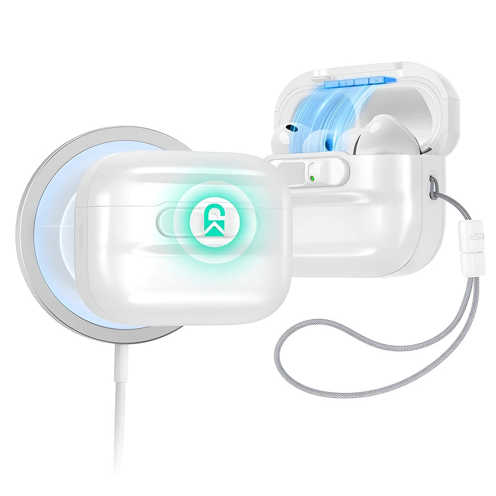 ESR Pulse Magnetic FlickLock tok Apple AirPods Pro 3-hoz, Fehér
