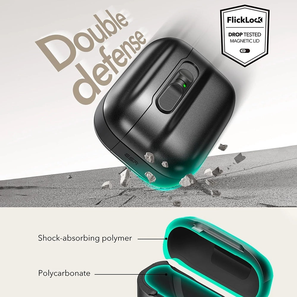 ESR Pulse Magnetic FlickLock tok Apple AirPods Pro 3-hoz, Fehér