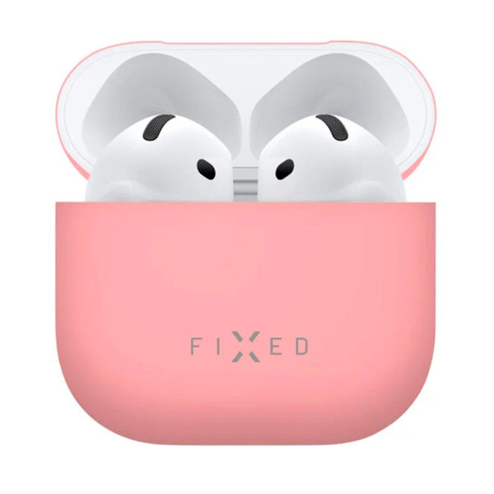 Fixed Silky tok Apple AirPods 4-hez, Rózsaszín
