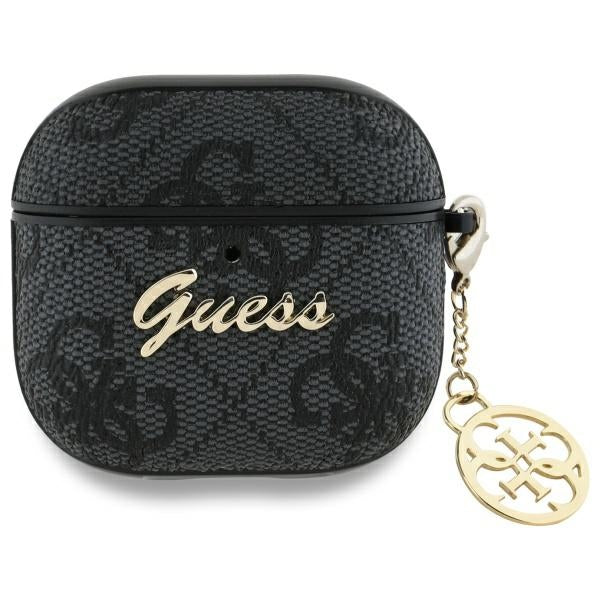 Guess 4G Charm tok Apple AirPods 4-hez, Fekete