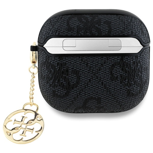Guess 4G Charm tok Apple AirPods 4-hez, Fekete