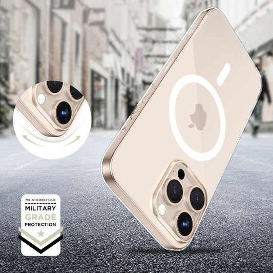 MagSafe tok Apple iPhone 16 Pro készülékhez, Tech-Protect, Flexair+, átlátszó