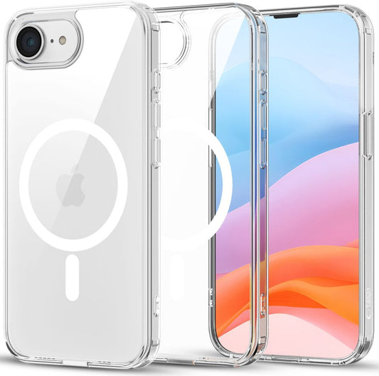 MagSafe tok Apple iPhone 16e-hez, Tech-Protect, Flexair Hybrid, Átlátszó