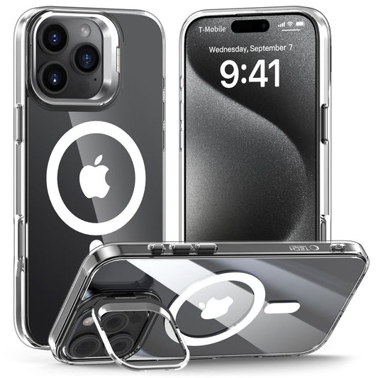 MagSafe tok Apple iPhone 16 Pro Max-hoz, Tech-Protect, Magstand, Átlátszó