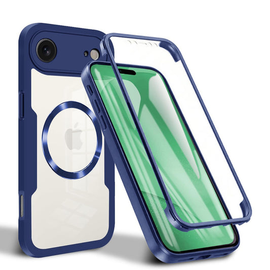 MagSafe tok Apple iPhone 17 Air-hez, Techsuit, ColorVerse 360, Kék