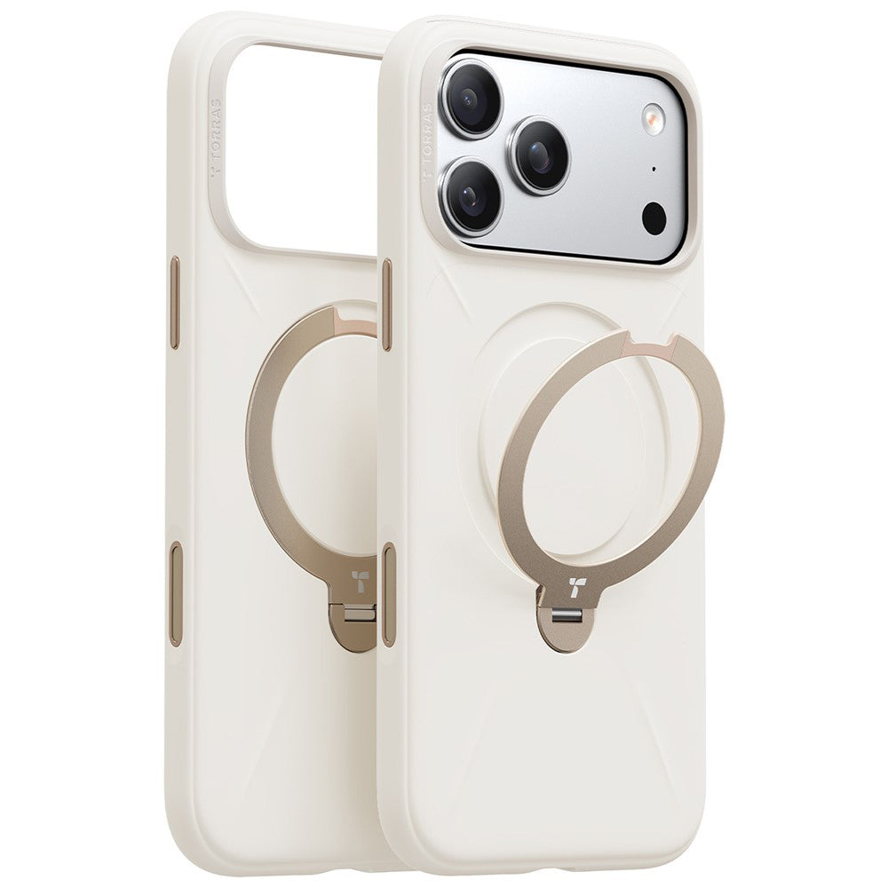 MagSafe tok Apple iPhone 17 Pro Max-hez, Torras, QPRO Szilikon, Fehér