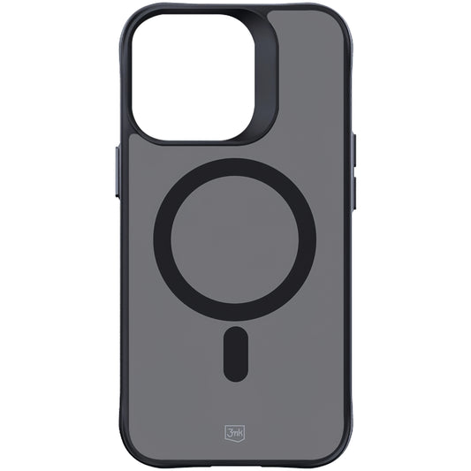 MagSafe tok Apple iPhone 15 Pro Max készülékhez, 3MK, füst MagCase, fekete