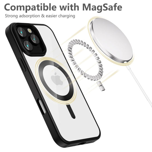 MagSafe tok Apple iPhone 16 Pro készülékhez, Tech-Protect, Magflex Satin, Fekete