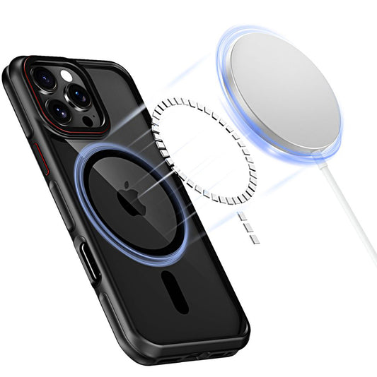 MagSafe tok Apple iPhone 16 Pro készülékhez, Tech-Protect, Maghybrid, Fekete
