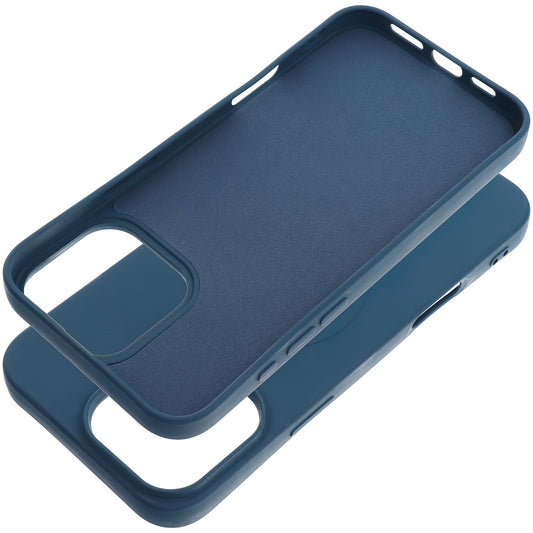 MagSafe tok Apple iPhone 16 Pro Max-hoz, OEM, Silicone Mag (Nagy lyuk), Kék