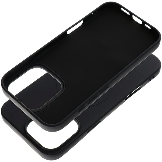 MagSafe tok Apple iPhone 16 Pro Max-hoz, OEM, Silicone Mag (Nagy lyuk), Fekete