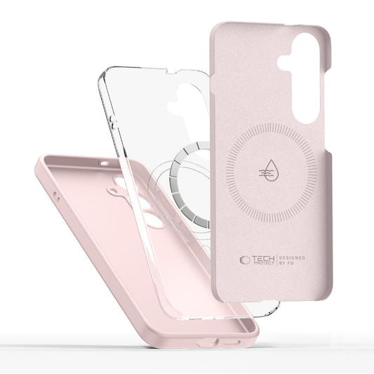 MagSafe tok Apple iPhone 16e-hez, Tech-Protect, Liquid Silicone, Rózsaszín