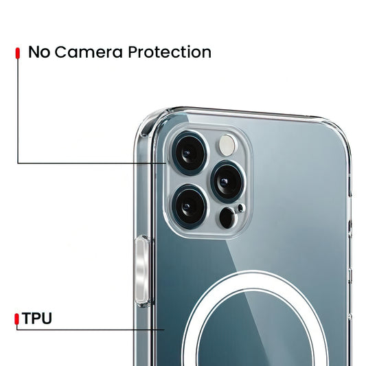 MagSafe tok Apple iPhone 17 Pro Max-hoz, OEM, Átlátszó, Tiszta