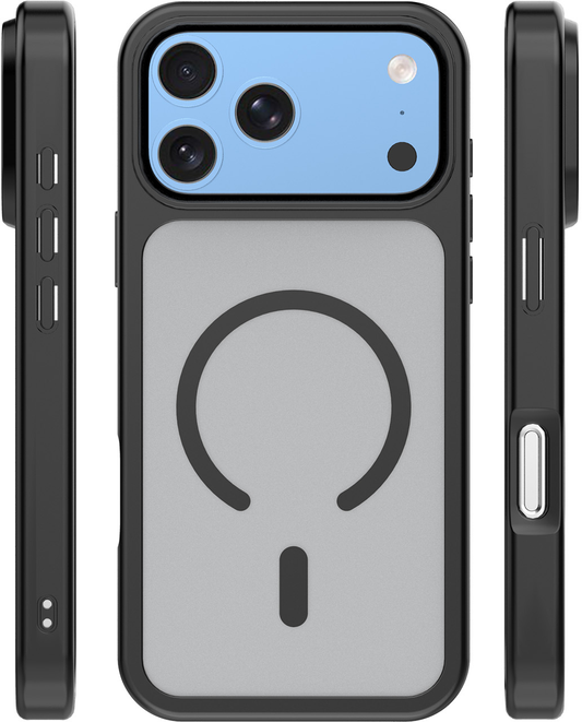 MagSafe tok Apple iPhone 18 Pro / 17 Pro készülékhez, OEM, Mag Big Hole, matt fekete