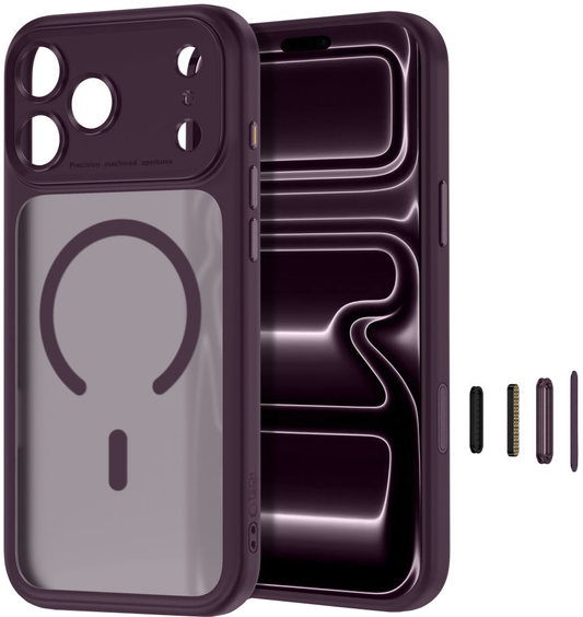MagSafe tok Apple iPhone 18 Pro / 17 Pro-hoz, Tech-Protect, MagPeak CC, Matt Bordó