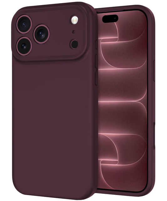 MagSafe tok Apple iPhone 18 Pro / 17 Pro készülékhez, Tech-Protect, szilikon, bordó színű