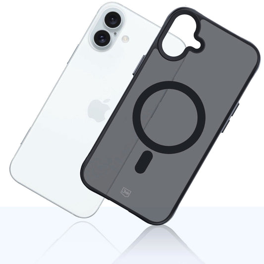 MagSafe tok Apple iPhone 16 Plus készülékhez, 3MK, füstös MagCase, fekete