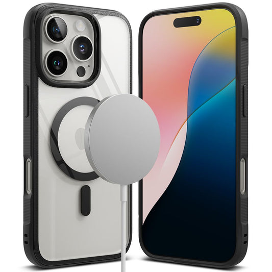 MagSafe tok Apple iPhone 16 Pro Max, Ringke, Fusion Bold, Fekete, fekete