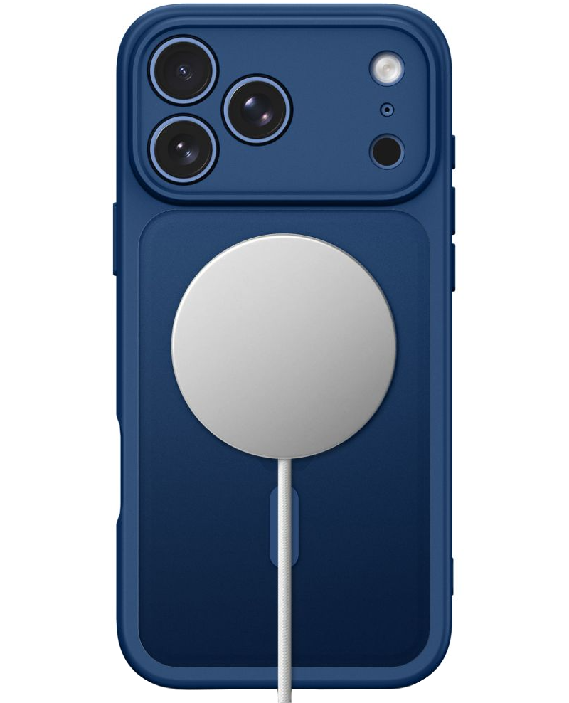 MagSafe tok Apple iPhone 18 Pro / 17 Pro-hoz, Tech-Protect, BasicMag, Matt Tengerészkék