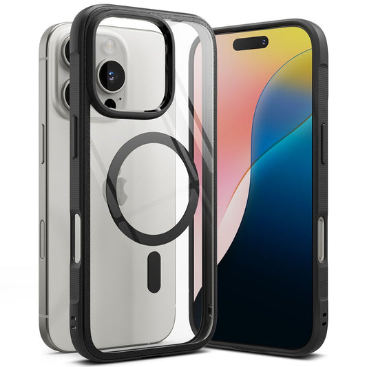 MagSafe tok Apple iPhone 16 Pro Max, Ringke, Fusion Bold, Fekete, fekete