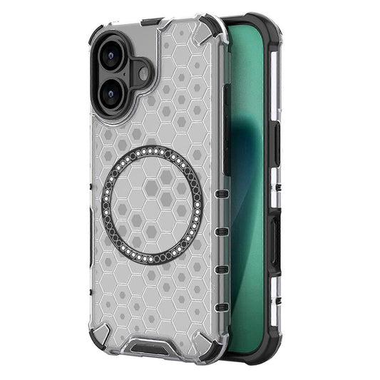 MagSafe tok Apple iPhone 17-hez, Techsuit, HoneyComb Shield, Fehér