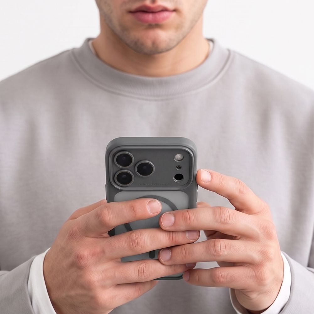 MagSafe tok Apple iPhone 18 Pro Max / 17 Pro Max készülékhez, Tech-Protect, MagPeak CC, matt szürke