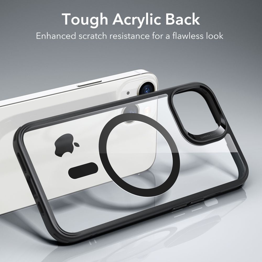 MagSafe tok Apple iPhone 14 / 13-hoz, ESR, Classic Hybrid, Átlátszó Fekete