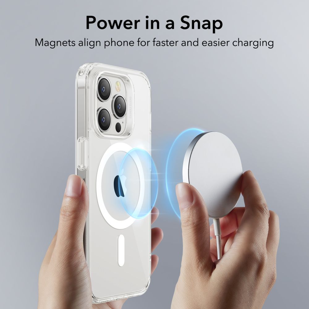 MagSafe tok Apple iPhone 14 Pro-hoz, ESR, Classic Hybrid, Átlátszó