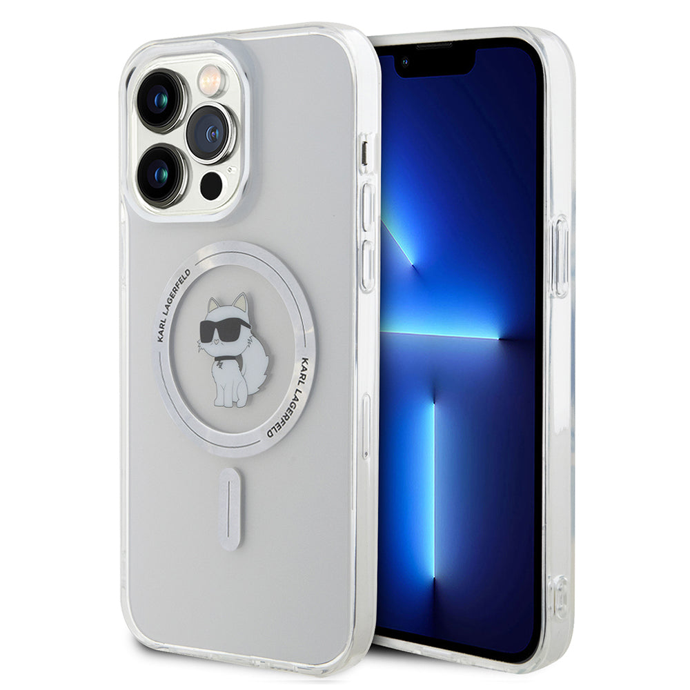 MagSafe tok Apple iPhone 14 Pro Max-hez, Karl Lagerfeld, IML Choupette, Átlátszó