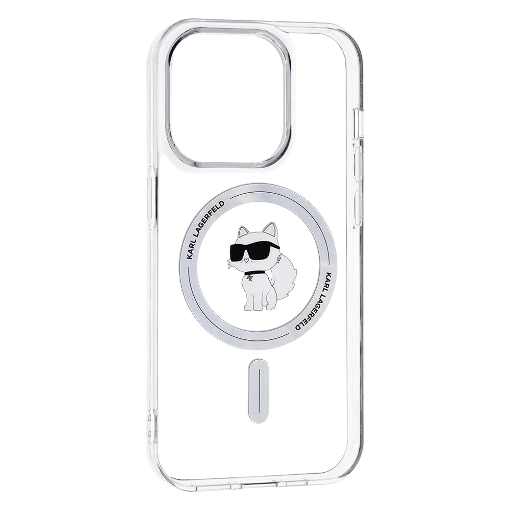 MagSafe tok Apple iPhone 14 Pro Max-hez, Karl Lagerfeld, IML Choupette, Átlátszó