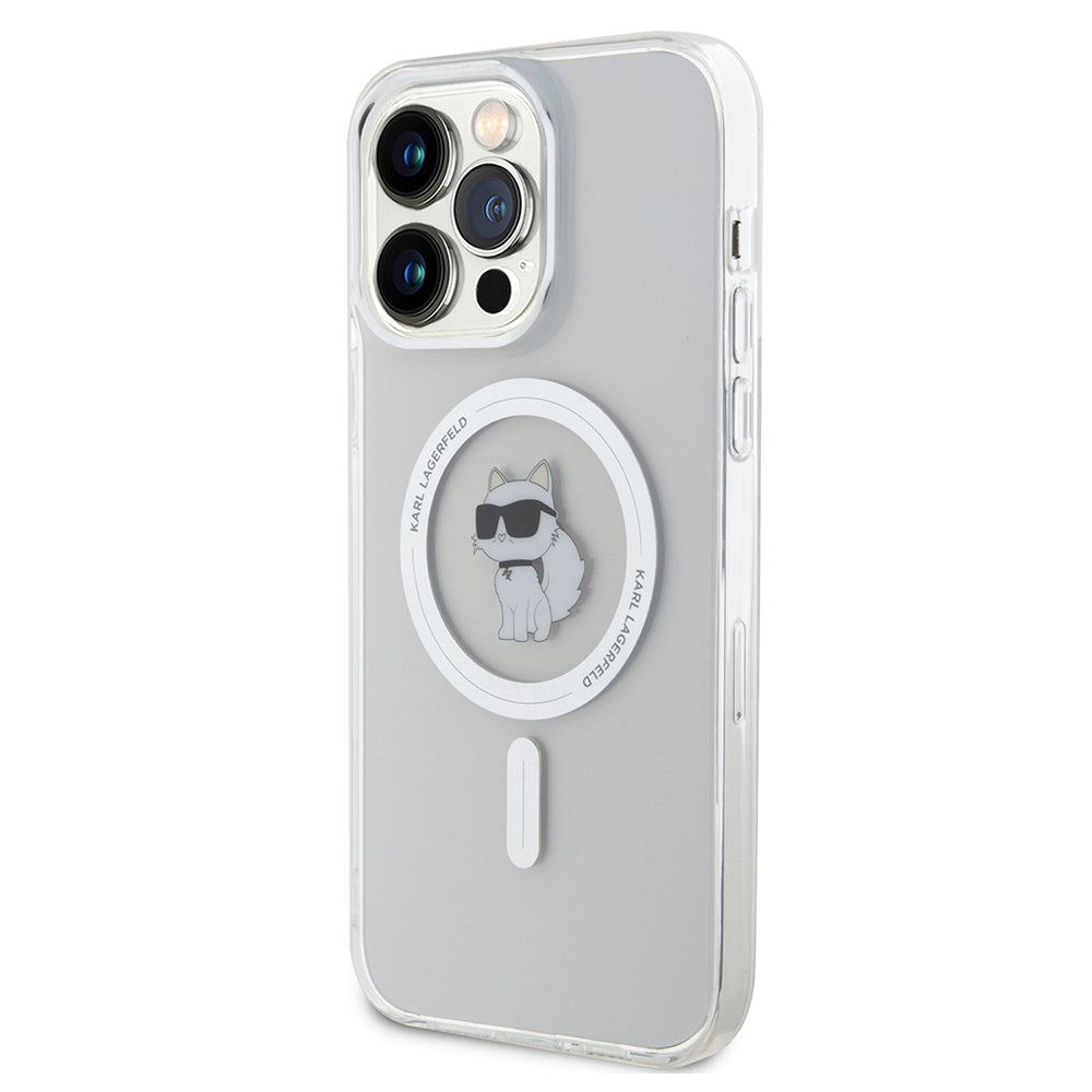MagSafe tok Apple iPhone 14 Pro Max-hez, Karl Lagerfeld, IML Choupette, Átlátszó