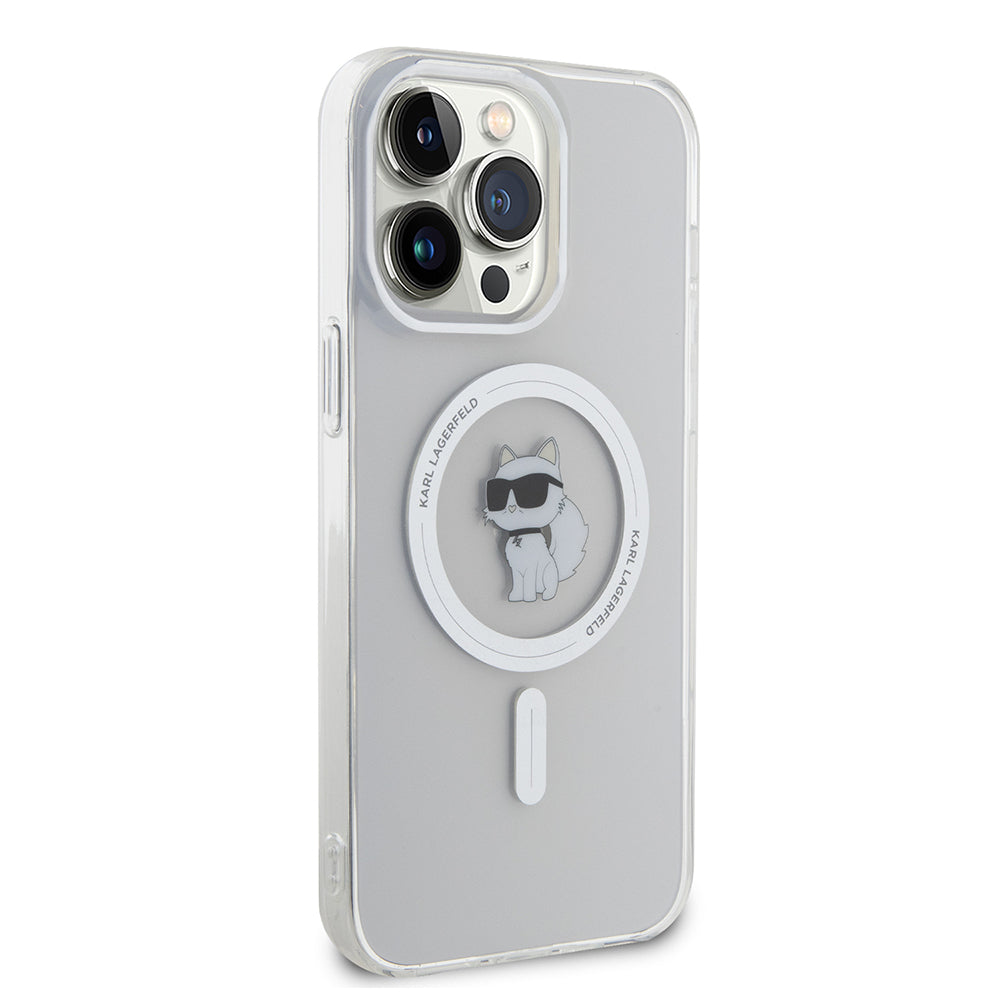 MagSafe tok Apple iPhone 14 Pro Max-hez, Karl Lagerfeld, IML Choupette, Átlátszó