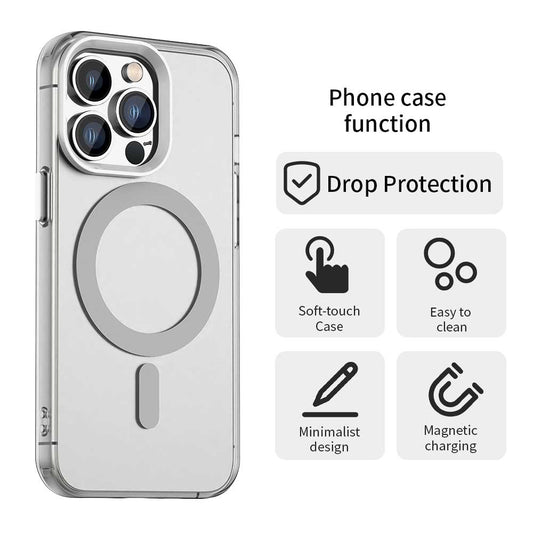 MagSafe tok Apple iPhone 14 Pro-hoz, Techsuit, CandyCase, Fehér